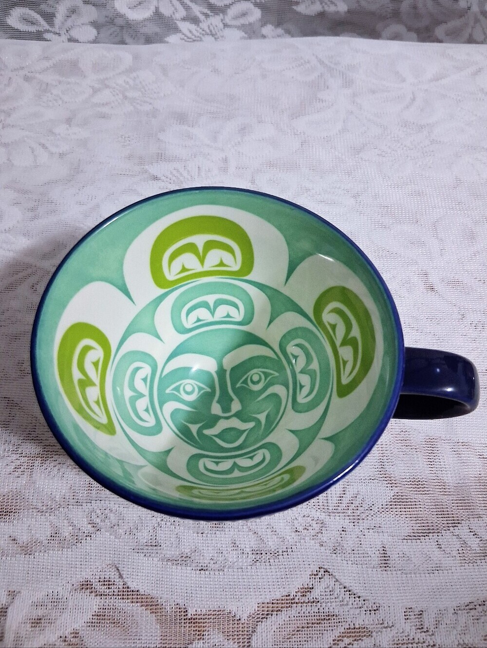 Native Home Moon Mug and Saucer Pacific Northwest Artist Simone Diamond - Picture 8 of 14
